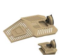 Turtle Ramps for Aquariums, Turtle Floating Dock - Reptile Climbing Pier, Removable Turtle Rest Dock, Sturdy Turtle Tank Dock with Feeding Area, Suction Cup for Turtles, Frogs