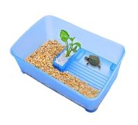 Turtle , Recessed Turtle , Starter Kit, Reptile Terrarium, Treble Platforms for Water Turtles, 5 Multifunctional Areas for Crabs, Crabs, Crabs