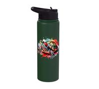 Turtle Red Eared Slider Stainless Steel Insulated Water Bottle