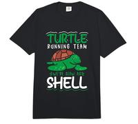 Turtle Running Team We're Slow As Shell - Sea Turtle Comfort Colors Adult Heavyweight T-Shirt