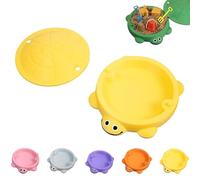 Turtle Sandbox, Mini Turtle Sandbox Desk Toy with Small Tools, Portable Sand Toy with Lids, Cute Zen Garden Kit, Summer Beach Toys for kids Yard Beach Garden Indoor Outdoor Activities