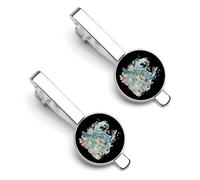 Turtle Scuba Craft Tie Slide Print Ties Clip Bar Pin Gifts For Men