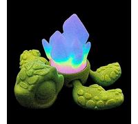 Turtle Sculpture - Glow in the Dark 3D Printed Turtle | Collectible 3D Printed Articulated Fidget Animal Figures Toys for Kids Adults Men Women Birthday Desk Home Decoration