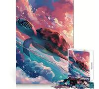 Turtle Serenity 1000-piece Puzzle for Teenagers Smart Exercise Calm Leisure Accurate Edges Fine Xmas Gift (38x52cm)