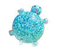 Turtle Shape Squeeze Toys - Glitter Sensory Toy for Stress Relief, Party Favors, Home, School, Classroom, Dorm, College, Travel, Road Trip, Holiday Fun, Soft Squish Texture, Interactive Play