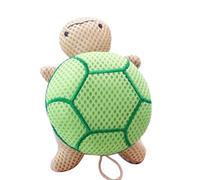 Turtle Shaped Shower Pouffe - Soft Mesh Bath Scrubber Cartoon Animal Loofah | Delicate Body Sponge for Boys Girls Divas