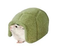 Turtle Shell Hamster Chew Toy & Hideaway - Natural Small Animal House, Edible Foraging Nest & Boredom Breaker, Teeth Grinding | For Hamsters, Chinchillas, Gerbils & Small Pets