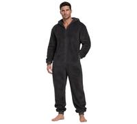TURTLE Sherpa Fleece Hooded Onesie for Adults | Soft Zip-Up All-in-One Loungewear Long Sleeve Warm Pyjama Jumpsuit
