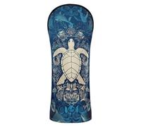Turtle Silhouette Golf Cover Set Headcover with Interchangeable No. Tags for Woods and Driver Fairway Hybrid