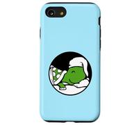 Turtle Sleeping Hat Tired Bed Happy Good Dreaming Night Fun Case for iPhone SE (2020) / 7 / 8