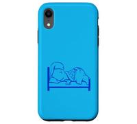 Turtle Sleeping Hat Tired Bed Happy Good Dreaming Night Fun Case for iPhone XR