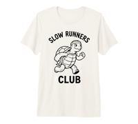 Turtle Slow Runners Club Funny Jogging Graphic Premium T-Shirt