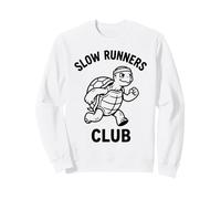 Turtle Slow Runners Club Funny Jogging Graphic Sweatshirt