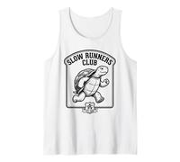 Turtle Slow Runners Club Retro Sports Mascot Tank Top