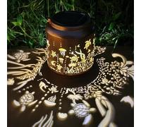 Turtle Solar Lanterns Outdoor Waterproof Hanging,Solar Lights Turtle Gifts for Women Men Metal Decorative Lanterns for Patio,Lawn, Tabletop, Landscape, Pathway,Garden Decor