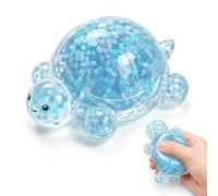 Turtle Squishy, Animal Squishys for Stress Relief, Elegant Sensory Decoration for Office Desk, Travel emotion Management, Learning Focus Aid, Party Gift with Glitter Design