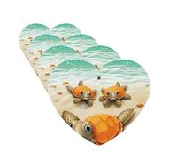 Turtle starfish Car Air Freshener Cards for Women Men 4 Pack Cute Car Accessories Long Lasting Scent Car Diffuser Hanging Auto Aromatherapy Tablets Car Fresheners Gifts