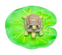 Turtle Statue, Resin Ornament, 4.13 x 2.36 x 4.33 Inches Weatherproof Insight Design, Funny Tool with Balance, Animal Figurine Accessory for Outdoor Yard Patio Lawn, Home Accessories for Landscape