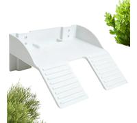 Turtle Sun Area - with Feeder Ramp, Aqua Decoration, Turtle Ramp with Sun Place in the Pool, for Reptiles, Terrapin, Geckos, Lizards, Frogs, Water Pets, Climbing, Activity, S