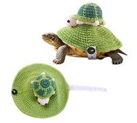 Turtle Sweater - Warm Knitted Clothing for Reptile, Clothes for Turtle Costume Halloween for Small Animal Cold Winter at Halloween Party Cosplay Costume Cold Weather Holiday Gift For