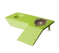 Turtle Tank Basking Platforms, Stable Tortoise Climbing Stage Reptile Terrace, Basking Platforms, Reptile Food Dish, Turtle Ramp for Small Reptile, Frog, Turtle
