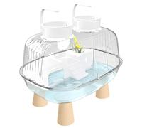 Turtle Tank Desktop Turtle Terrarium for Home, with USB Powered Case for Basking in the Light | Reptile Habitat for Pets | Indoor Home Living Room Map