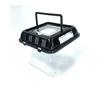 Turtle Tank Pet Turtle Breeding Box Plastic Box Turtle Tank Fish Tank Portable Transparent with Lid Closed Reptile Tank