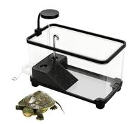 Turtle Tank - PP Acrylic | 9.45 Inch Clear Terrarium Habitat