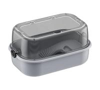 Turtle Tank, Terrarium Turtle Kit, Full View of Visually Aquatic Turtle Kit - Bottom Drainage, Omen Stage, Habitat' Multi-Function Area for Crabs, Accidents