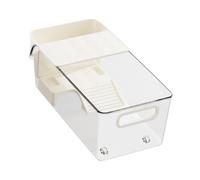 Turtle Tank Terrarium with Multiple Functional Areas, Feeding Box, Breeding Habitat for Tortoises Reptiles 13.19x6.69x5.51inch