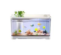 Turtle Tank With Basking Platform - Aquatic Habitat Kit With Lid, Drainage For Turtles, Crabs, Shrimps