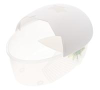 Turtle Tank with Basking Platform One Piece Pp White