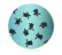 Turtle Tempered Glass Cutting Board Heat Resistant for Bread Meat Fruit 20 cm