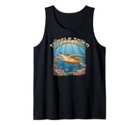 Turtle Town Maui Maluaka Beach Green Sea Turtle Snorkeling Tank Top
