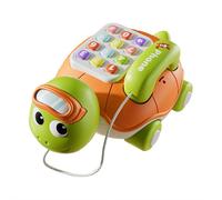 Turtle Toys for Kids, Electric Telephone Toy Pulling Turtle Vehicle Car, Early Learning Educational Toy with Light & Sound Baby Toys 6-12 Months, Musical Turtles Crawling Baby T oy (Green)