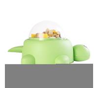Turtle Treat Dispenser, Interactive Pet Feeder Toy, 26.2x16.5x12.7cm/10.31x6.5x5 inches Slow Dispensing Bowl Puppies and Cats, Mentally Stimulating Feeders for Indoor Training and Bloating Reduction
