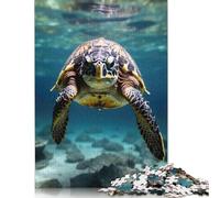 Turtle Underwater Puzzles for Adults & Teenagers Puzzles for Adults & Teenager Fun Puzzles Games 1000pcs (75x50cm)