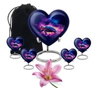 Turtle Urn, Urns for Human Ashes, Burial Urns for Adult Human Ashes, Cremation Urns for Men, Urn for Ashes for Women, Small Urns for Human Ashes Keepsake(Size - 8inch 1Pcs, 3inch 4Pcs)