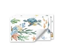 Turtle Wall Stickers, Undersea Sea Turtle Window, Glow in The Dark for Ceiling, Glowing Stickers Kit, Luminous Fluorescent Stickers, DIY Wall Ceiling Decal Murals for Bedroom Living Room Bathroom