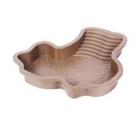 Turtle Water Basin, Reptile Bathtub, Reptile Water Bowl with Ladder - Turtle Tank Landscape Aquarium Decoration for Gecko, Turtle, Bearded Dragons