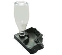 Turtle Water Dispenser - Automatic Fountain, Waterfall Drinker | Terrarium Reptile Amphibious Frog Chameleon Spider Gecko Lizard Supply Hydration Pets Habitat Silent Drinker