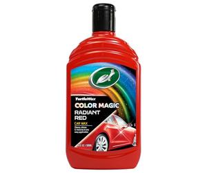 Turtle Wax 52711 Color Magic Car Paintwork Polish Restores Colour & Shine Red 500ml 52711