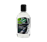Turtle Wax Wet ’n Black Trim & Tyre Gel 300 ml - Restores Faded Rubber, Vinyl & Tyres to Deep Black Shine, Water-Resistant Protection & UV Guard