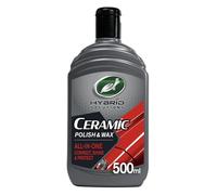 Turtle Wax 53341 Hybrid Solutions Ceramic Polish & Wax 500ml - All In One Scratch & Swirl Removal Treatment Delivers Long Lasting Clarity, Shine, Protection & Water Beading