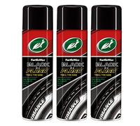 Turtle Wax Black In A Flash 500 x3 - Universal Tyre & Trim Cleaner, Restores Plastic, Rubber, Vinyl, Water-Resistant Shine for All Vehicles, Deep Black Lustre for Tires, Easy Application, Pack of 3