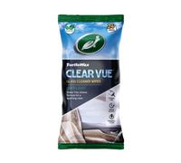 Turtle Wax Clear Vue Car Glass Cleaner Wipes - Quick & Easy Streak Free Glass Wipes- Removes Finger Marks, Grime & Tobacco Stains On Windows, Mirrors & Camera Lenses - Re-Sealable Pack (Pack of 24)