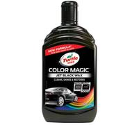 Turtle Wax Color Magic Jet Black Wax Polish Dark Cleans Shines Restores 500Ml