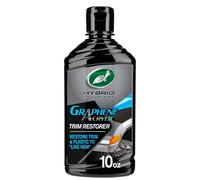 Turtle Wax Hybrid Solutions Graphene Acrylic Car Trim Restorer, 296ml, Pack of 1,Brings Dull, Faded Exterior Car Plastic and Bumpers Back to Black Permanently, Protects From Future Damage