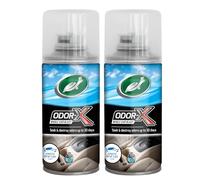 Turtle Wax Odor-X Whole Car Blast Car Air Freshener, New Car Scent, One-time Use Odour Eliminator, Removes Unwanted Smells Permanently, Car Fragrance Lasts up to 30 Days, 50ml, Pack of 2