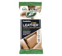 Turtle Wax Pack of 24 Plastic Free Leather Upholstery Cleaning Wipes. Quick and easy. Gentle on all Triple Action and Non Greasy Leathers.